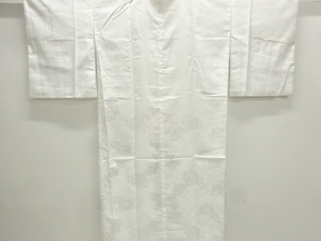 七宝に花模様単衣長襦袢